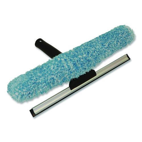 Nexstep Commercial Products MaxiPlus Combo Window Washer and Squeegee, 12" Wide Blade, 8.5" Handle