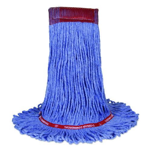 Nexstep Commercial Products MaxiClean Loop-End Mop, Cotton/Synthetic, 24 oz, Blue