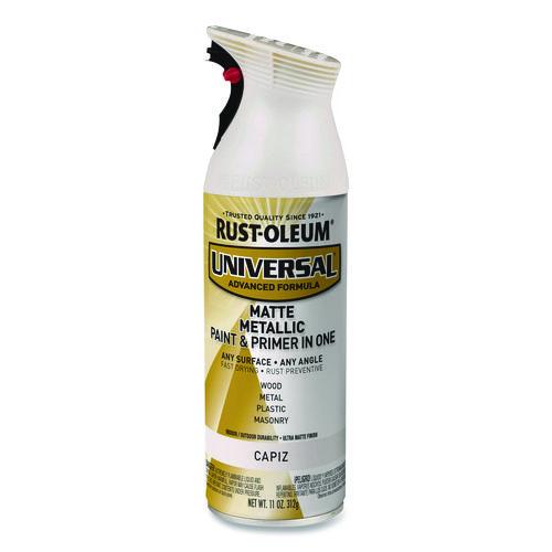 Rust-Oleum Universal Premium Spray Paint, Metallic Capiz, 11 oz Aerosol Can