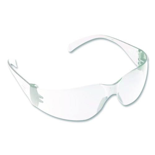 3M Virtua Wraparound Protective Eyewear, Frameless, Clear Single Lens, 100/Carton