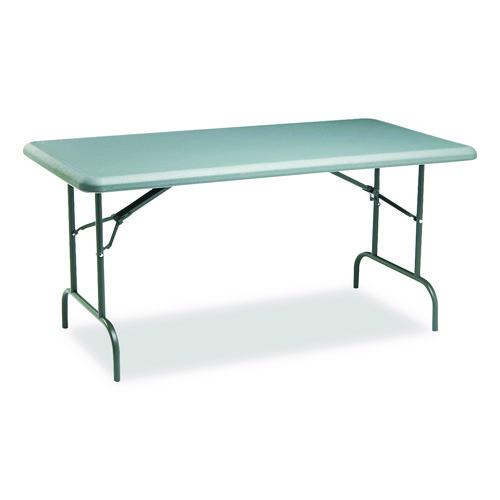Iceberg IndestrucTable Industrial Folding Table, Rectangular, 60" x 30" x 29", Charcoal