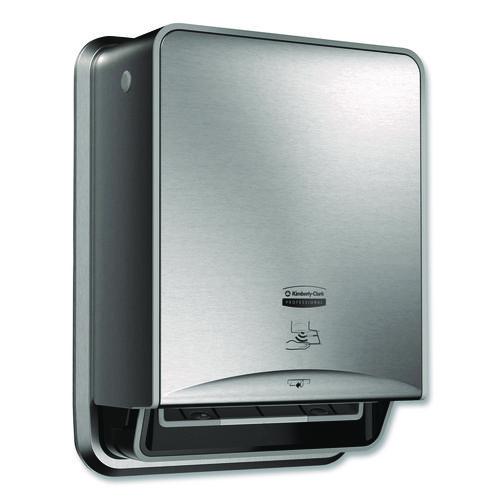 Kimberly-Clark Professional* ICON Automatic Roll Towel Recessed Dispenser Housing, without Trim Panel, Stainless Steel