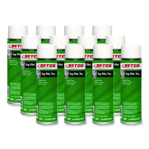 Betco Top Flite Plus All-Purpose Cleaner, 19 oz Aerosol Can, 12/Carton