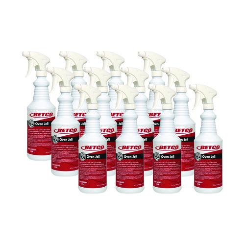 Betco Oven Jell Cleaner, Lemon Scent, 32 oz Bottle, 12/Carton