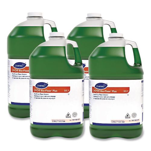 Diversey Suma Bio-Floor Cleaner, Unscented, Liquid, 1 gal Bottle, 4/Carton