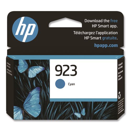 HP 923 (4K0T0LN) Cyan Original Ink Cartridge