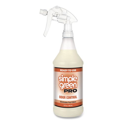 Simple Green Pro Odor Control Ready-To-Use, Herbal, 32 oz Spray Bottle, 12/Carton