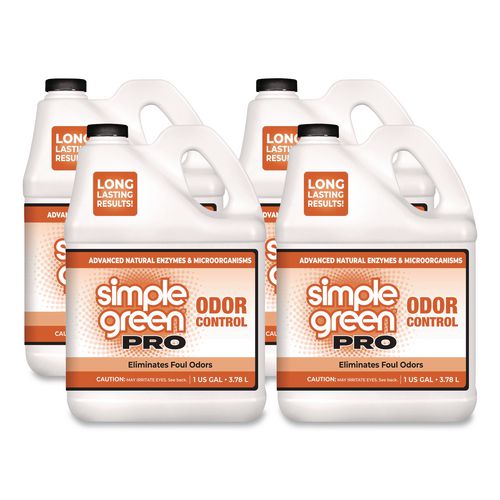 Simple Green Pro Odor Control, Lemongrass Eucalyptus, 1 gal Bottle, 4/Carton