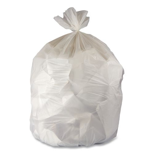 Heritage Linear Low-Density Can Liners, 45 gal, 3 mil, 40" x 48", Clear, 75/Carton