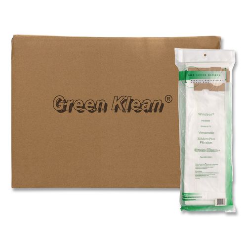 Green Klean GK-2003 Replacement Vacuum Bag, 10 Bags/Pack, 10 Packs/Carton