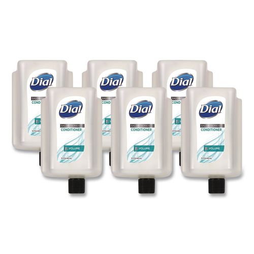 Dial Professional Salon Series Conditioner Refill for Versa Dispenser, Floral Scent, 15 oz, 6/Carton