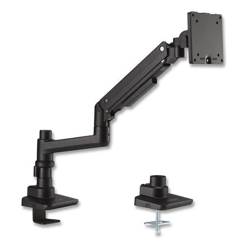 AbilityOne 7110017256060, SKILCRAFT Gas-Spring Ergonomic Monitor Arm, For 49" Monitors, 360 deg Rotation/90 deg Tilt, BK,Supports 44 lbs