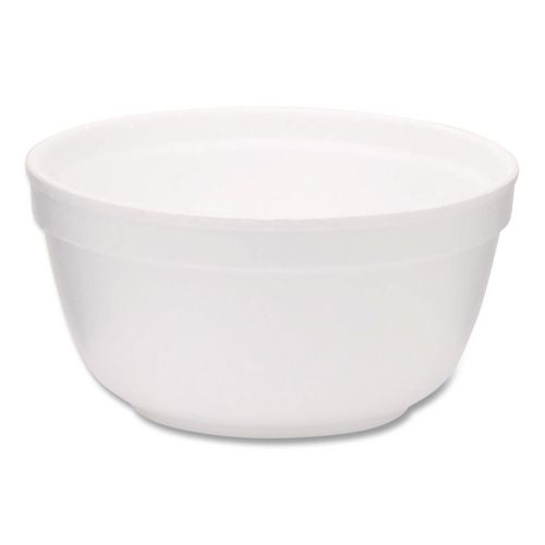 WinCup Foam Bowls, Squat Style, 12 oz, White, 1,000/Carton