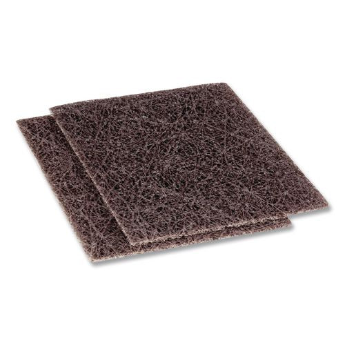 3M Heavy Duty Griddle Pad, 4.5" x 5.5", 5 mm Thick, Brown, 40/Carton