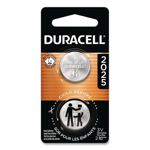 Duracell Lithium Coin Batteries, 2025, 2/Pack