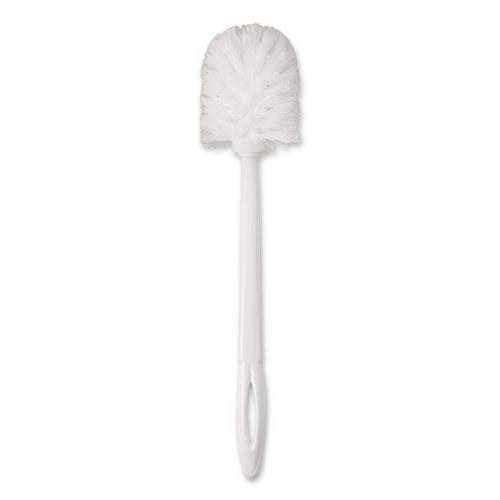 Rubbermaid Commercial Commercial-Grade Toilet Bowl Brush, 10" Handle, White