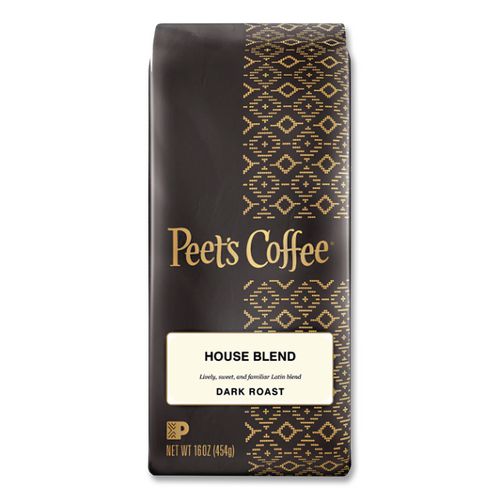 Peet's Coffee & Tea Bulk Coffee, House Blend, Ground, 1 lb Bag