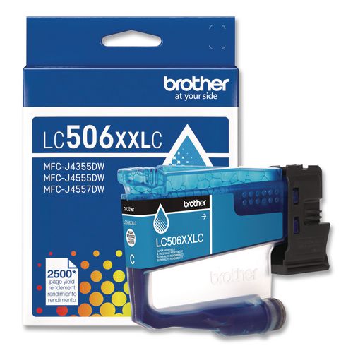Brother LC506 INKvestment, Super High-Yield Ink, 2,500 Page-Yield, Cyan