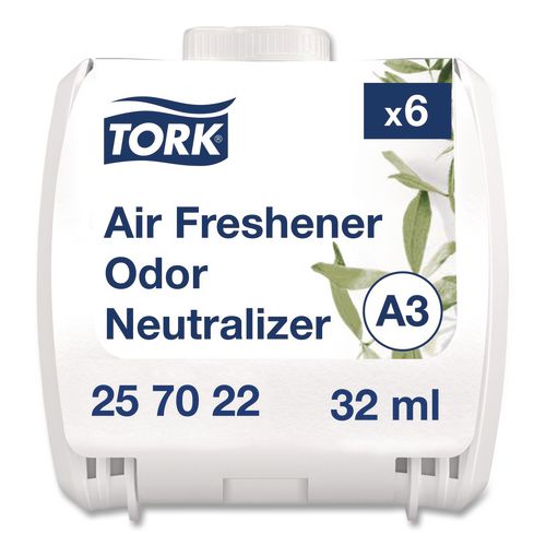 Tork Constant Air Freshener Refill, 32 mL, 6/Carton