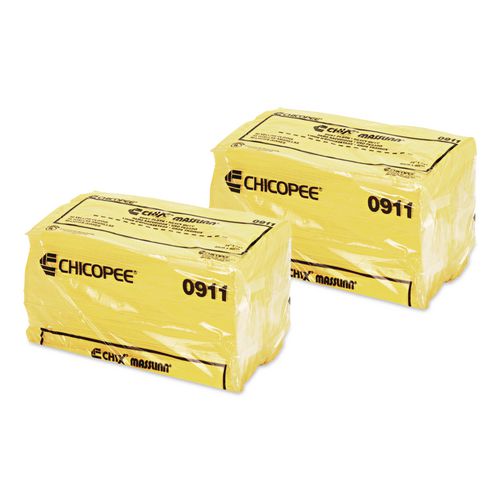 Chix Masslinn Dust Cloths, 24 x 24, Yellow, 50/Bag, 2 Bags/Carton