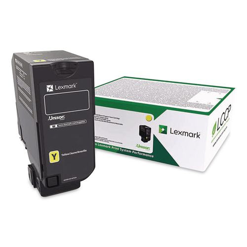 Lexmark 84C1HY0 Return Program Unison High-Yield Toner, 16,000 Page-Yield, Yellow