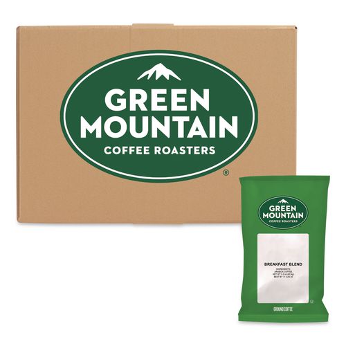 Green Mountain Coffee Breakfast Blend Coffee Fraction Packs, 2.2 oz, 100/Carton
