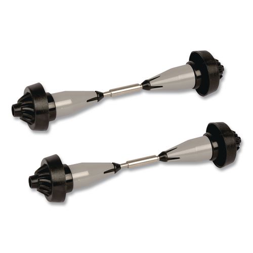 Tork Coreless High Capacity Spindle Kit, Plastic, 3.66" Roll Size, Type C, Gray, 2/Kit