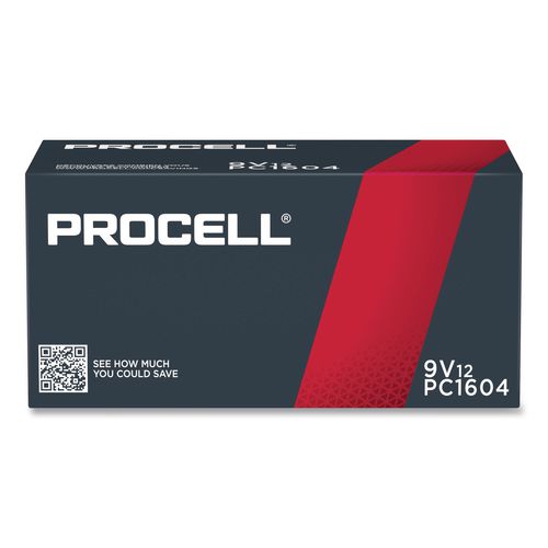 Procell Professional Alkaline 9V Batteries, 72/Carton