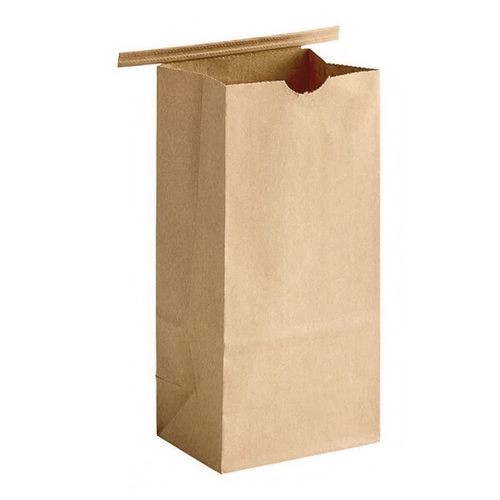 Bagcraft EcoCraft Coffee Bag, 3.38 x 2.5 x 7.75, Kraft, 1,000/Carton
