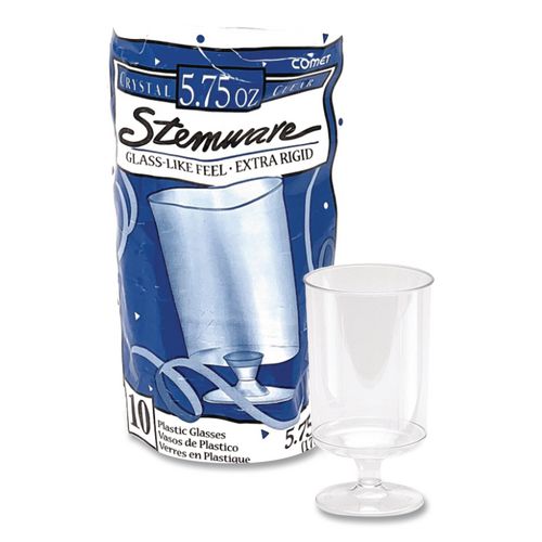 WNA Comet Stemmed Drinkware, 5.75 oz, Clear, 500/Carton