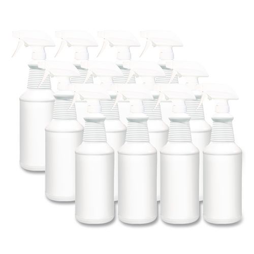 Diversey Water Only Spray Bottle, 32 oz, White, 12/Carton