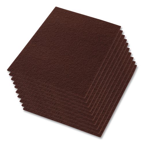 Americo EcoPrep EPP Specialty Pads, 28 x 14, Maroon, 10/Carton