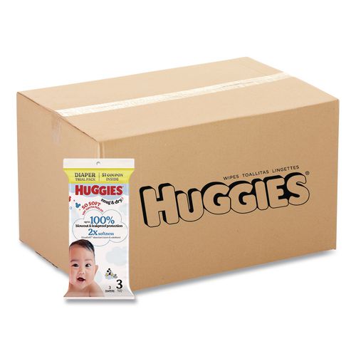 Huggies Snug and Dry, Size 3, 16 lbs to 28 lbs, Disney Design, 3 Diapers/Pack, 30 Packs/Carton