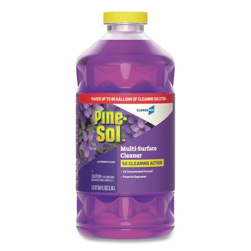 Pine-Sol CloroxPro Multi-Surface Cleaner Concentrated, Lavender Clean Scent, 80 oz Bottle