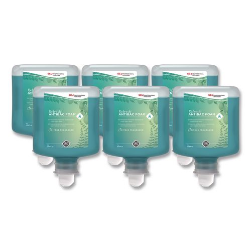 SC Johnson Professional Refresh Foaming Hand Soap Manual Cartridge Refill, Citrus Scent, 1 L, 6/Carton