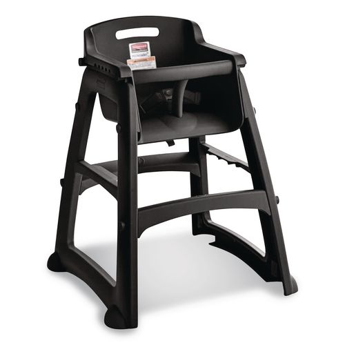 Rubbermaid Commercial Sturdy Chair Youth Seat, Assembly Required, Black