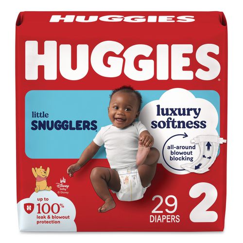 Huggies Little Snugglers Baby Diapers, Size 2, 12 lbs to 18 lbs, Disney Design, 29/Pack