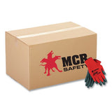 MCR Safety Ninja Flex Latex Coated Palm Gloves, EN388: 3131, 10" Long, Red/Gray, 12 Pairs