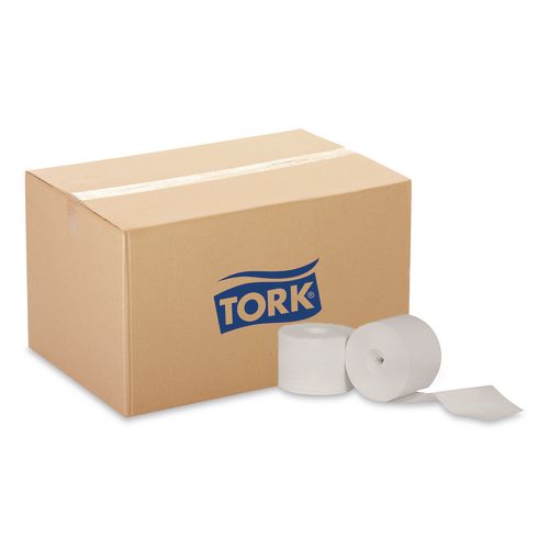 Tork Coreless High Capacity Bath Tissue, 2-Ply, White, 750 Sheets/Roll, 36 Rolls/Carton