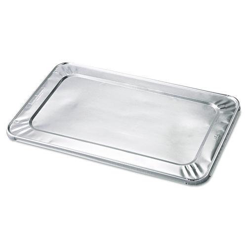 HFA Steam Pan Foil Lids, Fits Full-Size Pan, 45 Gauge, 12 x 20.81, 50/Carton
