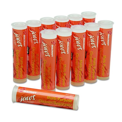 AbilityOne 7930016005753, SKILCRAFT JAWS Multipurpose Cleaner/Degreaser Refill, 2 oz, Citrus Scent, 12/Box