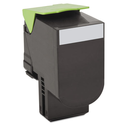 Lexmark 80C10K0 Return Program Toner, 1,000 Page-Yield, Black