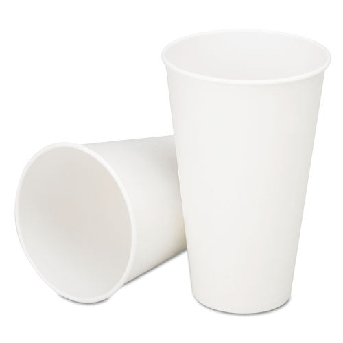 AbilityOne 7530006414592, SKILCRAFT Cold Beverage Cups, 12 oz, Paper, White with Logo, 2,500/Box