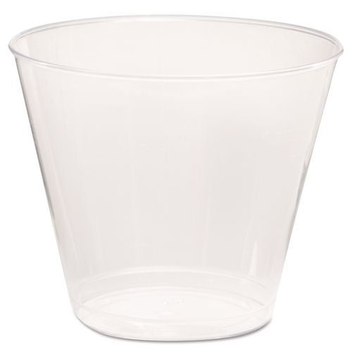 WNA Comet Plastic Tumbler, Squat, 5 oz, Clear, 50/Pack, 20 Packs/Carton