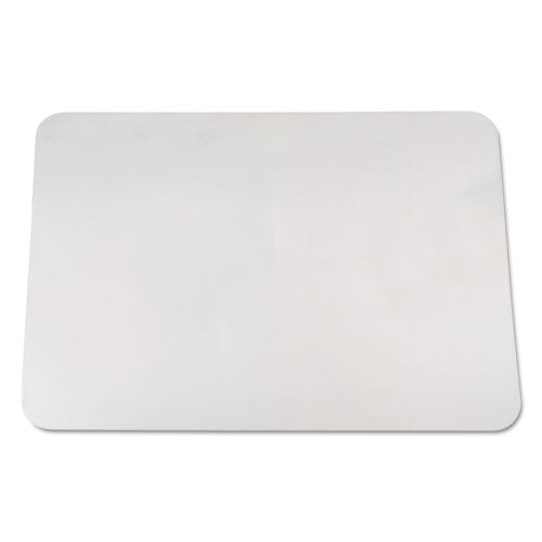 Artistic KrystalView Desk Pad with Antimicrobial Protection, Glossy Finish, 36" x 20", Clear