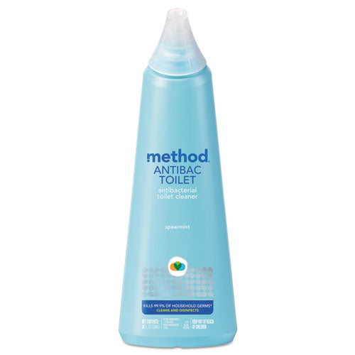 Method Antibacterial Toilet Cleaner, Spearmint Scent, 24 oz Bottle