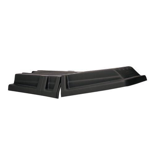 Rubbermaid Commercial Hinged Dome Tilt Truck Lid, 34.14 x 69.66 x 8.4, Black