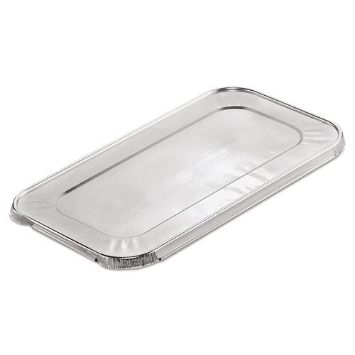HFA Steam Pan Foil Lids, Fits One-Third Size Pan, 0.5" Deep, 6.4 x 12.7, 200/Carton