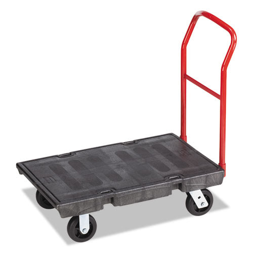 Rubbermaid Commercial Heavy-Duty Platform Truck Cart, 1,000 lb Capacity, 24 x 36 Platform, Black