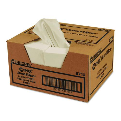 Chicopee VeraClean Critical Cleaning Wipes, Smooth Texture, 1/4 Fold, 1-Ply, 12 x 13, Unscented, White, 400/Carton
